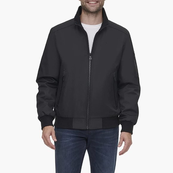 Calvin Klein Other - NWT Calvin Klein Men's Water/Wind Resistant Rip Stop Bomber jacket BLACK, Large